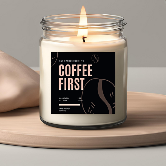 Coffee First Candle