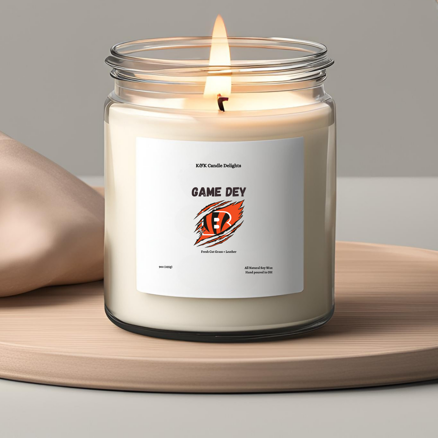 Cincinnati Bengals "Game Dey" Candle